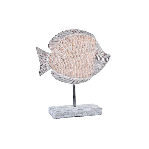 DKD Home Decor Figurine Poisson Méditerranéen Résine