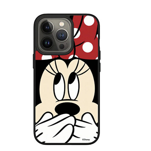 RhinoShield Coque Compatible avec [iPhone 13 Pro] SolidSuit - Housse Licence Officielle Disney avec Technologie Absorption des Chocs - Noir - Minnie