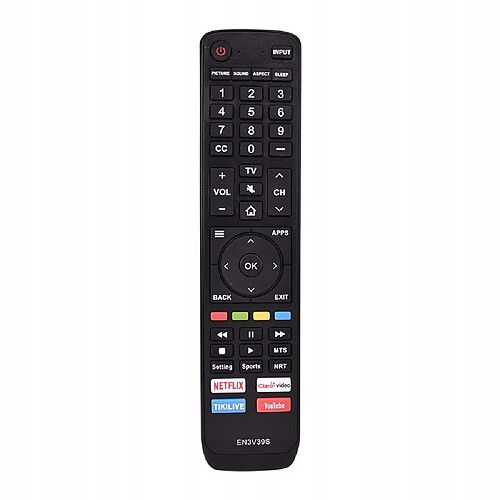 GUPBOO Télécommande Universelle de Rechange Pour téléviseur intelligent Hisense Sharp 4K LC-50Q7030U LC-55Q703