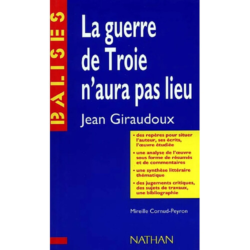 La guerre de Troie n'aura pas lieu, Jean Giraudoux · Occasion