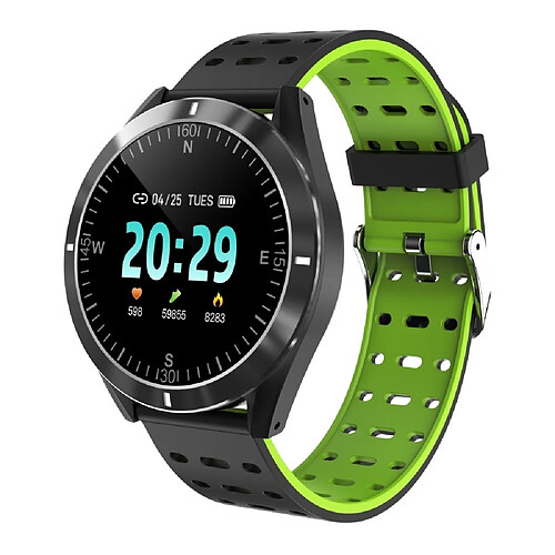 Wewoo Bracelet connecté P6 1,3 pouces écran couleur IPS Smart Watch IP67 étancherappel d'appel de soutien / surveillance de la fréquence cardiaque / de la pression artérielle / du sommeil Vert