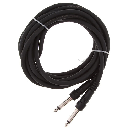 Câble audio mono de 6,5 mm mâle pour amplificateur de haut-parleur de guitare 3meter