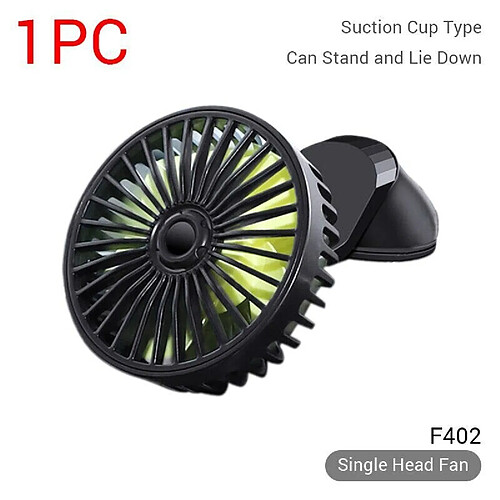 (F402) Ventilateur de voiture Portable à 3 vitesses USB Mini Refroidissement électrique