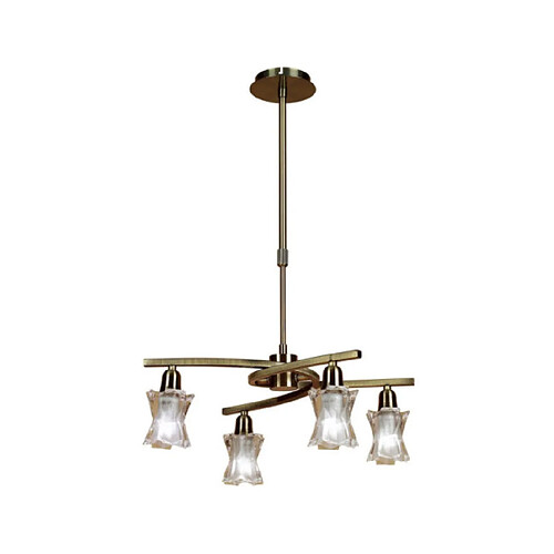 Luminaire Center Suspension Alaska Laiton Antique