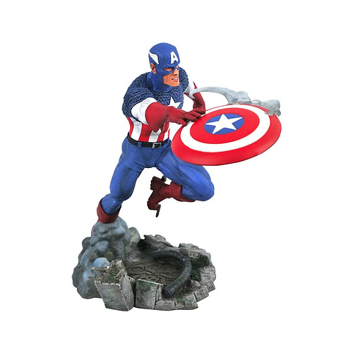 Diamond Select Toys Marvel Comic Gallery Vs. - Statuette Captain America 25 cm