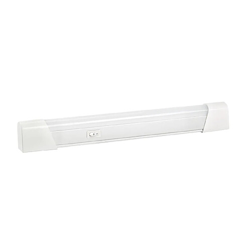 réglette meuble - aric tori led - 5.5w - 3000k - 350 mm - blanc - interrupteur - aric 50629