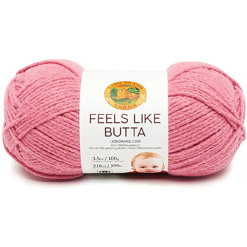 Lion Brand Yarn Company Lion Marque 215?140 Rappelle ta Fil, Polyester, Vieux Rose, 17.78 x 6.35 x 6.35 cm