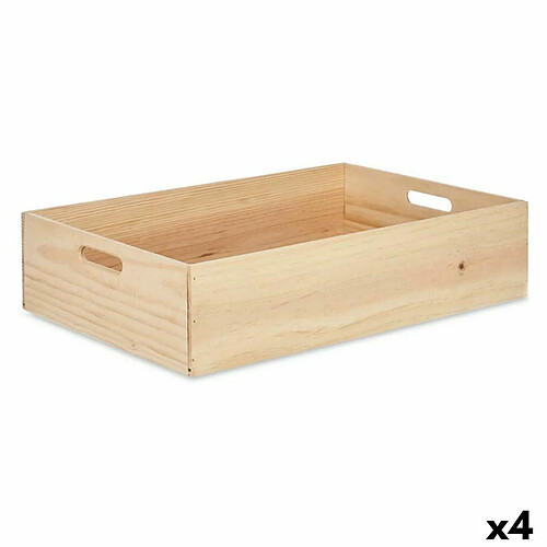 Gift Decor Boîte Décorative Bois de pin 40 x 14 x 60 cm (4 Unités)