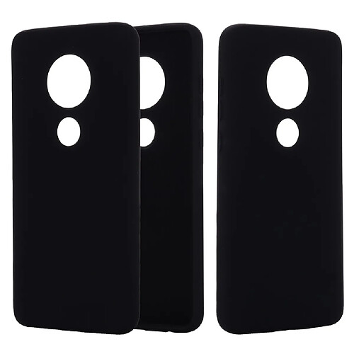 Coque en silicone liquide noir pour votre Motorola Moto E5