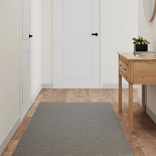 vidaXL Tapis de couloir gris 80x180 cm