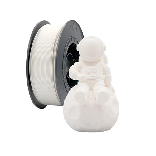 Filament PLA 3D - Diamètre 2,85 mm - Bobine 2,5 kg - Couleur Blanc