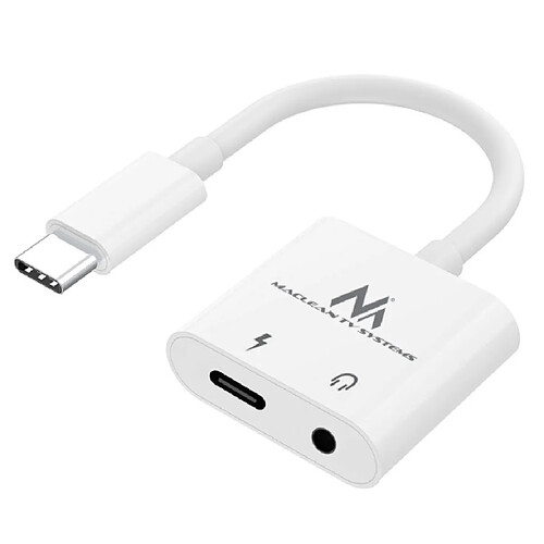 Adaptateur USB Type-C - mini-jack 3,5 mm Maclean, MCTV-848 avec Power Delivery (PD) 30W