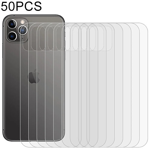 Wewoo Protection 50 PCS pour iPhone 11 Protecteur dorsal en film Hydrogel Pro Max Soft Cover