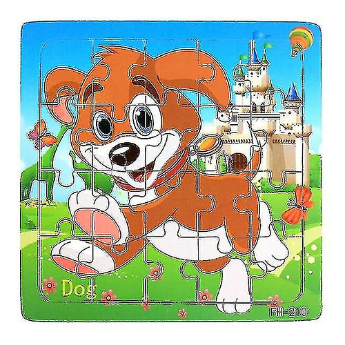 Universal 20 Slice en bois Puzzle Toy Enfants Baby Educational Learning Toys pour enfants