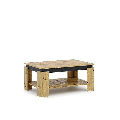 Vivaldi Table Basse Turia Chene Artisan/Noir