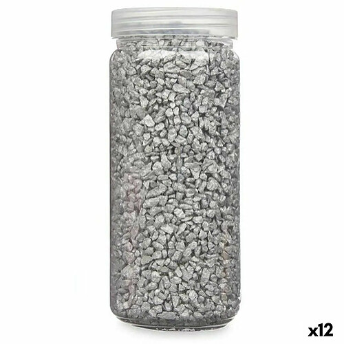 Gift Decor Pierres Décoratives Argenté 2 - 5 mm 700 g (12 Unités)