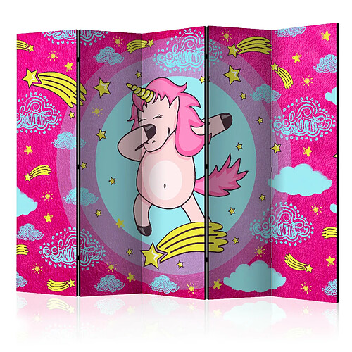 Artgeist Paravent - Dancing Unicorn II [Room Dividers] [225x172]