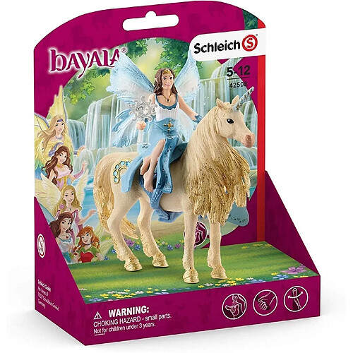 Schleich Bayala Eyela sur licorne dorée