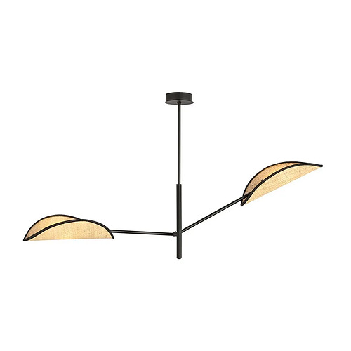 EPIKASA Suspension Vene, Noir, Acier, 102x51x11 cm