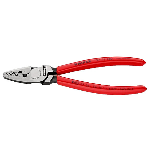 Pince à sertir Knipex pour embouts métalliques