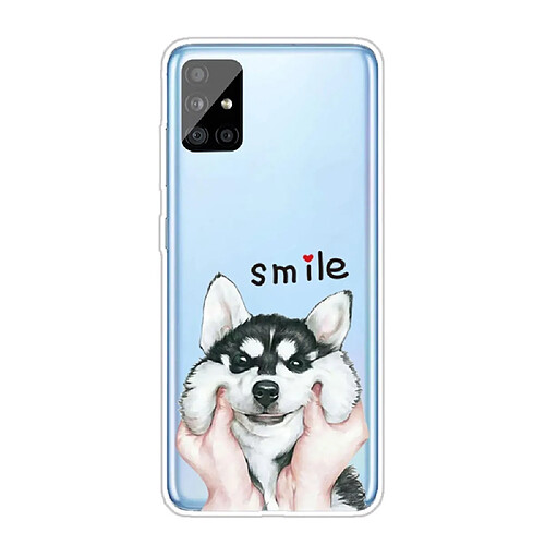 Coque en TPU impression de motifs sylish chien pour votre Samsung Galaxy A51 SM-A515