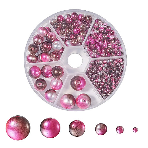 564PCS 3/4/6/8/10 / 12mm Faux ABS Perles De Nacre Pour La Fabrication De Bijoux L