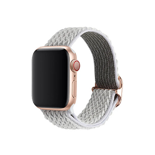 B16 White Watch Bracelet de rechange 42mm 44mm 44mm 44mm Nylon Motif Sport Sport pour Apple Iwatch 7654321 SE