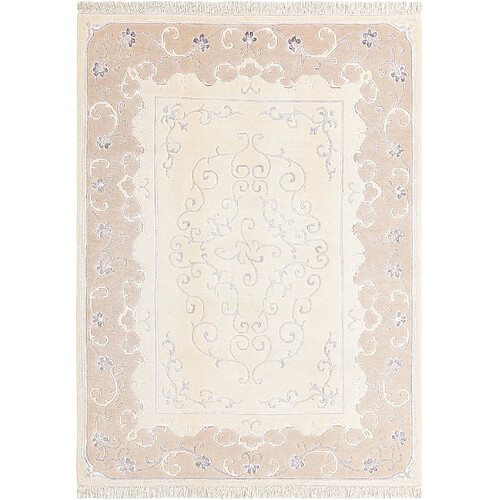 Vidal Tapis de laine 208x150 beige Darya