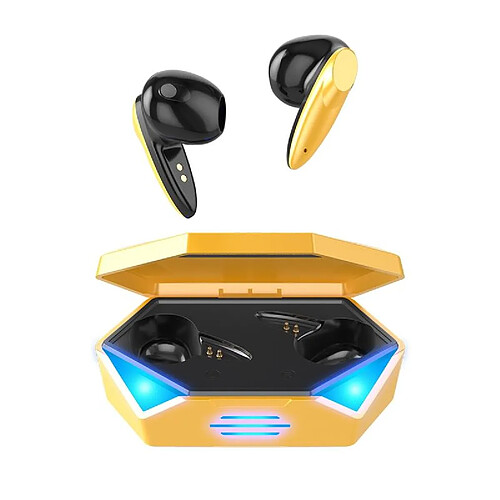 Yonis Ecouteurs Bluetooth Gaming Stéréo Noir