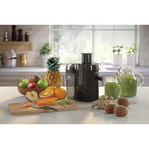 Moulinex centrifugeuse électrique pour Fruits et Légumes avec 2 vitesses 350W noir