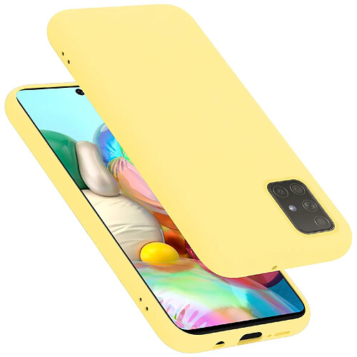 Cadorabo Coque Samsung Galaxy A51 4G / M40s Etui en Jaune