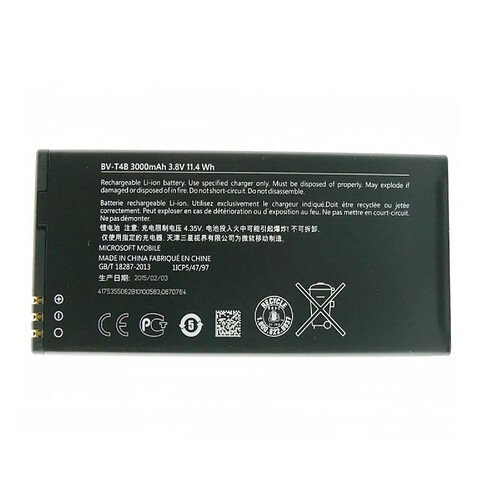 Rechange Batterie D'origine BV-T4B 3000mAh pour le téléphone Nokia Lumia 640 XL