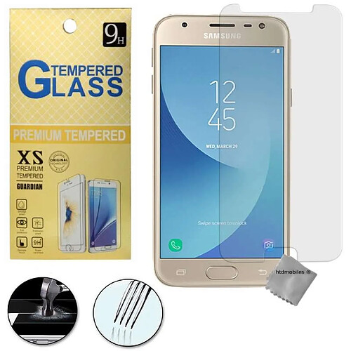 Htdmobiles Film de protection vitre verre trempe transparent pour Samsung Galaxy J3 (2017)