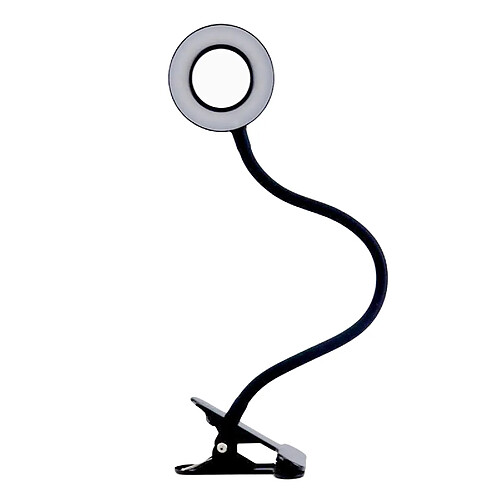 Clip sur La Lumière Protection Des Yeux USB Rechargeable 3 Couleur Selfie Anneau Table Lumineuse Lampe pour Lit Bureau Livre Pince Maquillage flux en