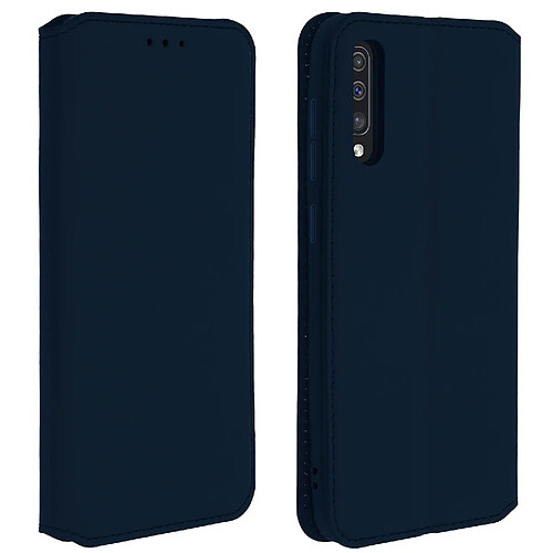 Avizar Housse Samsung Galaxy A50 Étui Folio Portefeuille Fonction Support bleu nuit