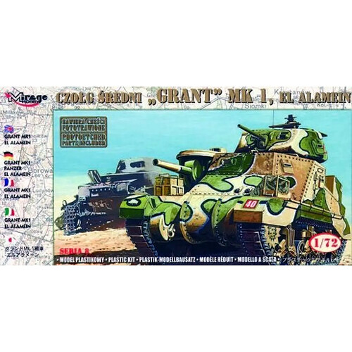 Panzer Grant Mk. I El Alamein - 1:72e - Mirage Hobby