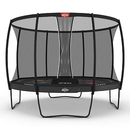 BERG Trampoline Elite Regular 430 Grey avec Filet de securité Dlx Xl