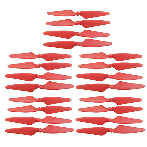 20pcs hélices pour bogues MJX 3 PRO B3 PRO HS700 avions rouge à quatre axes