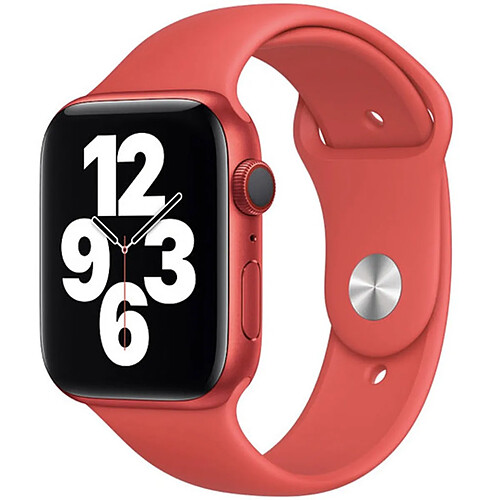 Sport Band pour Apple Watch Series 1 á 10 / SE / Ultra (2) (44/45/46/49 mm) - Crimson Red