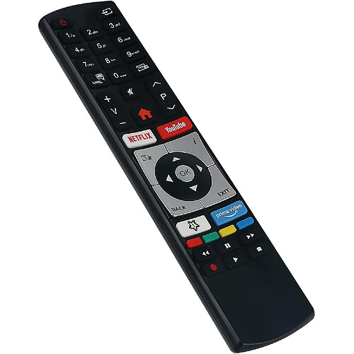 SANAG Nouveau Rc4318P Telecommande De Remplacement Rc4318P 30101761 Telecommande Pour Telefunken 30101761 Rc4318P Pour Techwood H32T60F 32 Zoll Fernseher/Smart Tv Remote Controller