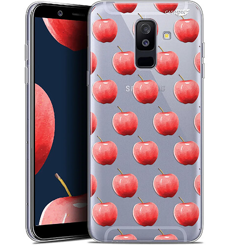 Caseink Coque arrière Samsung Galaxy A6 PLUS 2018 (6 ) Gel HD [ Nouvelle Collection - Souple - Antichoc - Imprimé en France] Cerises