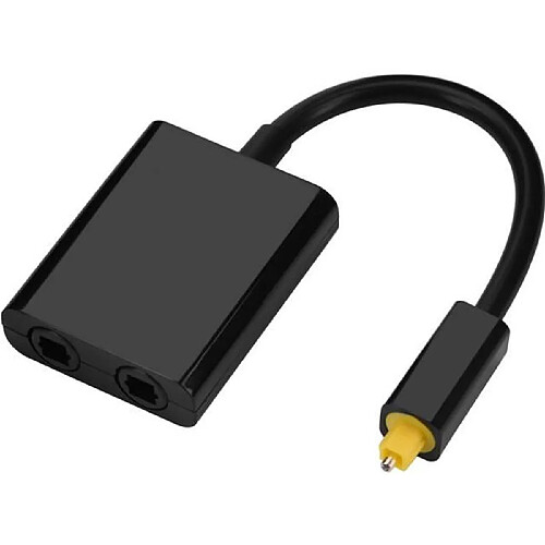 Répartiteur audio optique numérique à double port Toslink Cable audio 1 à 2 sorties-GUA