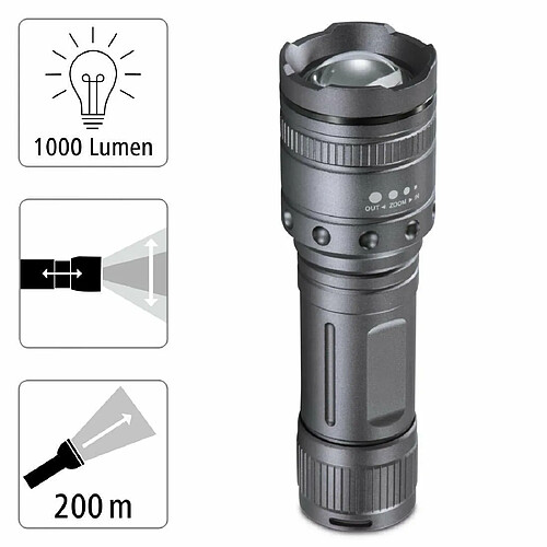 Hama LED-Taschenlampe Ultra Pro 1000 Lumen