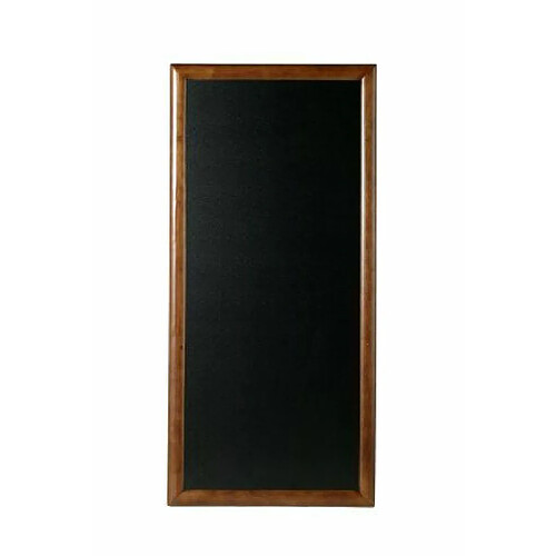 Securit Tableau noir mural long finition laquée Marron foncé 56 x 120 cm