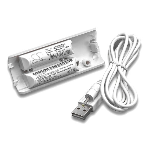 vhbw batterie compatible avec Nintendo Wii U Remote Plus manette de jeux contrôleur (400mAh, NiMH)