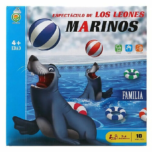 BigBuy Fun Jouet Educatif Sea lion show Bleu (27 x 27 cm)