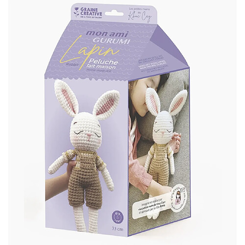 Graines Creatives Kit Crochet Mon Ami Gurumi Lapin