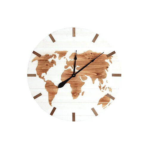 Aubry Gaspard Horloge mappemonde en bois