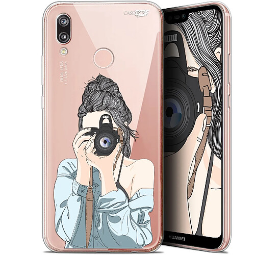 Caseink Coque arrière Huawei P20 Lite (5.84 ) Gel HD [ Nouvelle Collection - Souple - Antichoc - Imprimé en France] La Photographe