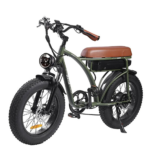 Yonis Vélo Électrique 1000W 48V Retro 20 Pouces